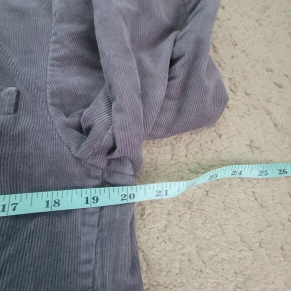 J. Crew Mens M Corduroy Blazer Sport Coat 100% Cotton Casual Jacket Gray - Picture 5 of 14